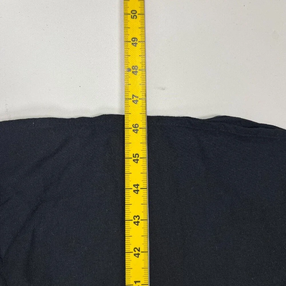 NWOT Farm Rio Linen Blend Black Sleeveless Maxi Dress Size L - Picture 11 of 12